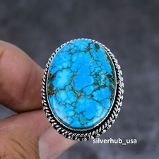 Tibetan Turquoise 925 Sterling Silver Mother's Day Ring Jewelry All Size SA-180