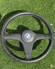 BMW E30 Leather 3 Spoke Steering Wheel