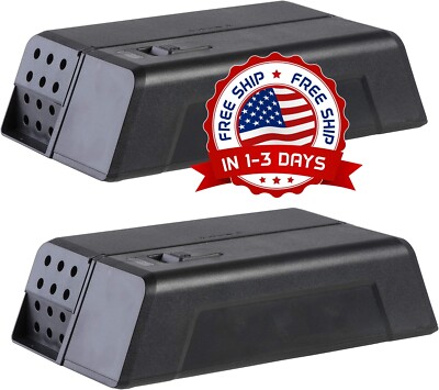 2 Trampas Para Ratas Los Ratones Mata Raton De Control Plagas Trampa Facil NUEVO