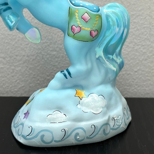 Fenton Glass Star Cloud Unicorn Robin's Egg Blue Figurine Ltd Ed #57/64 K Barley - Picture 7 of 12