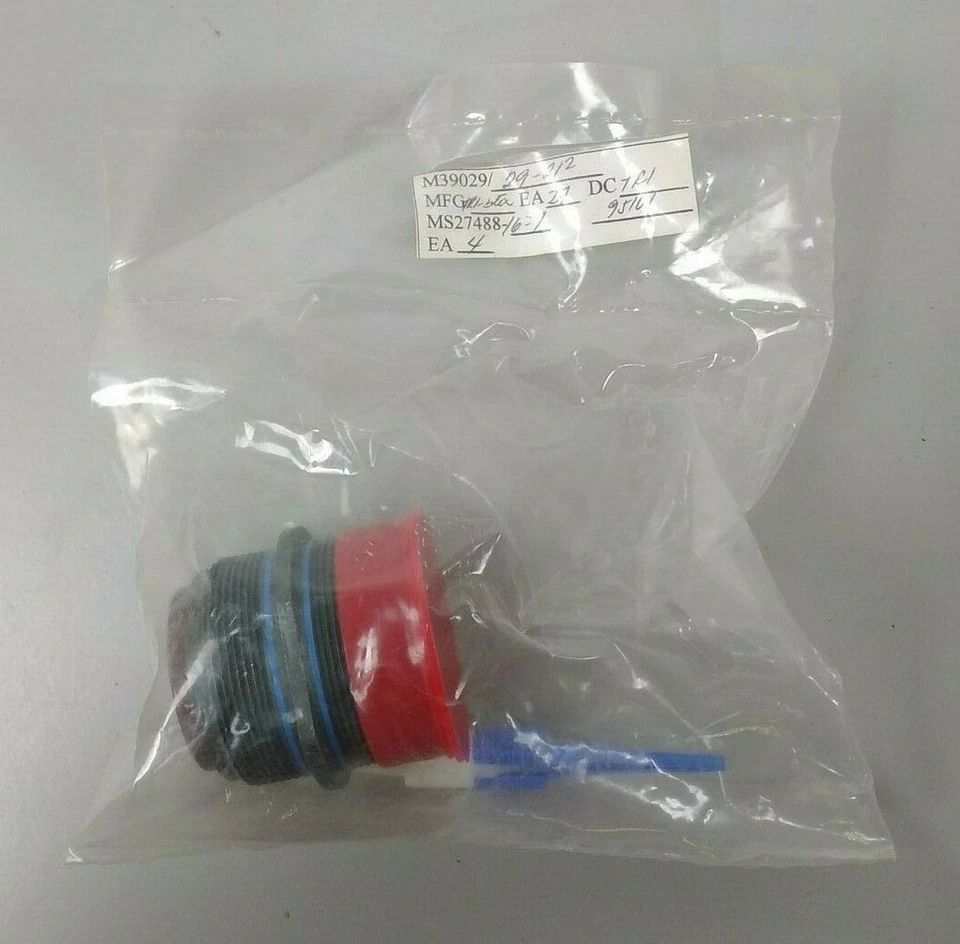 Lot of 5 Misc Mil-Spec Connectors MS27488-16-1 M39029 Amphenol MS3452W28-21P - Image 2 of 4