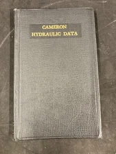 CAMERON HYDRAULIC DATA 14TH EDITION 1970 INGERSOLL RAND COMPANY