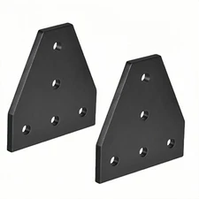T Shape Aluminum Joining Plate Bracket For 2020 / 3030 / 4040 Aluminum Extrusion