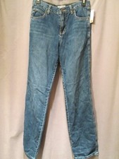 Old Navy Boy's Slim Striat Jeans Adjustable Waist Size 18 Reg New