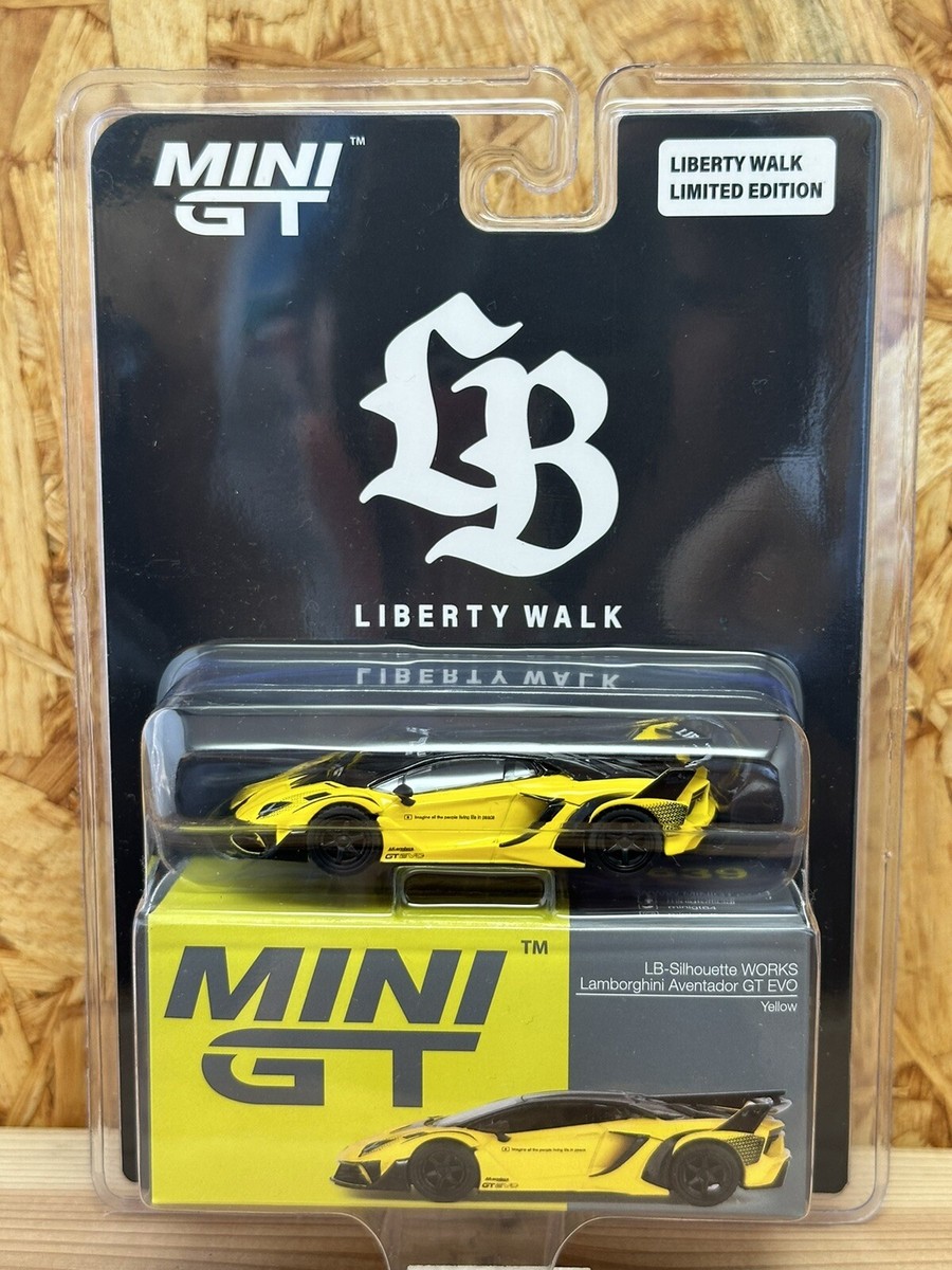 Mini Gt 1/64 Liberty Walk Lamborghini Aventador Gt Evo Mini Gt 1/64 Liberty Walk Lamborghini Aventador Gt Evo