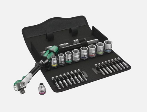 Wera Zyklop Knarren-Sets – 1/4", 3/8", 1/2" Antrieb, metrisch, 27–29-teilig - Bild 5 von 13