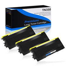 3PK Cartuccia Toner Nero TN350 per Stampanti Brother HL 2030 2030R 2070N 2070NR
