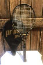 Vintage Prince Pro Tennis Racket With Carrying Case In Good Condition