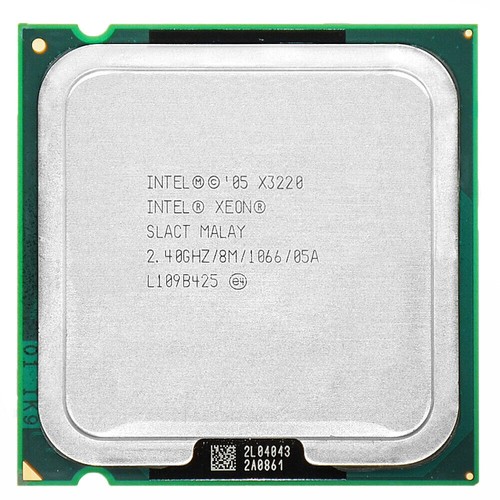 Procesador CPU Intel Xeon X3210 X3220 X3230 X3320 X3330 X3350 X3360 X3370 LGA775 - Imagen 9 de 14