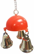 36458 BONKA BIRD TOYS DOME BELL cockatiel parakeet finch toy canary cages budgie