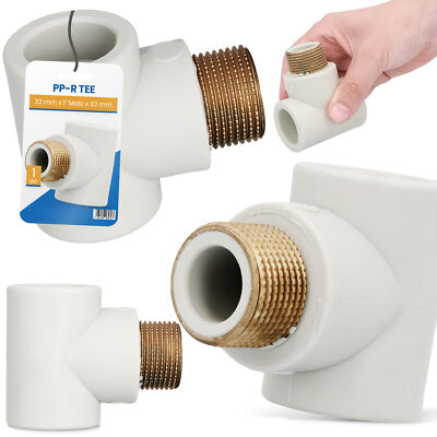 Verschweißt PP-R T-Stück 32x1'' AG Kupplung Schweißtechnik Verbindung Fittings