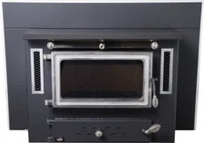 Hitzer 983 Hand Fired Coal Burning Fireplace Insert w/ Surround- 100,000BTU NEW!