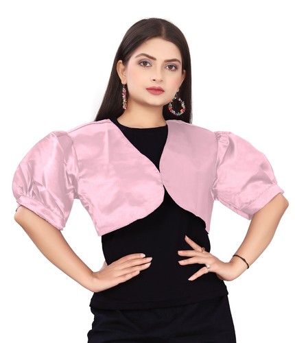 Satin Cropped Bolero Koti Kurzarm Damen Bolero Cardigan Bolero Jacke S109 - Bild 92 von 210