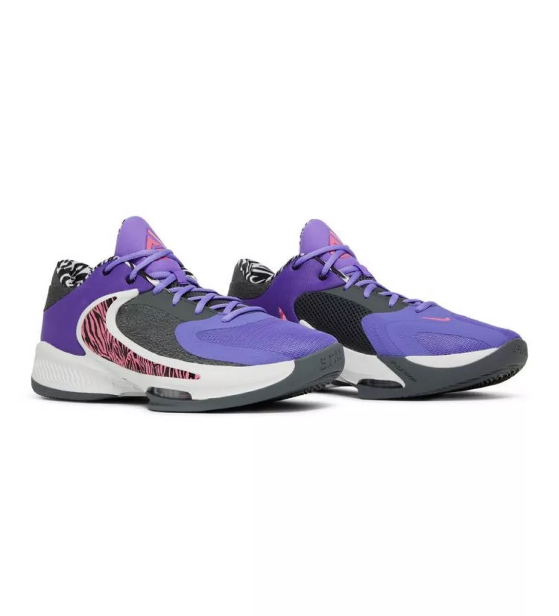 Nike Zoom Freak 4 Action Grape/Pinksicle Basketball Shoes DO9680-500 Men  Size 10