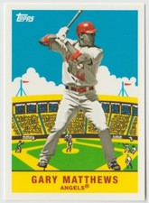 2007 Topps Flashback Fridays #FF22 Gary Matthews - Los Angeles Angels
