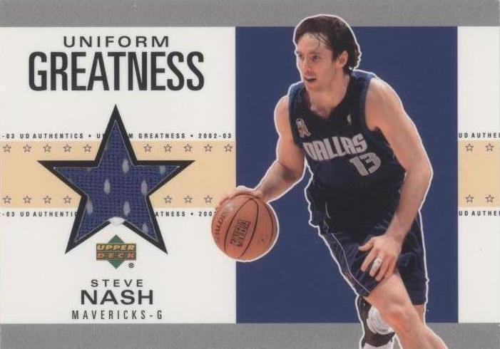 2002-03 Upper Deck UD Authentics - Steve Nash #SN-U - 1 of 2