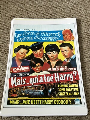 Mais Qui A Tue Harry Alfred Hitchcock Edmund Gwenn Poster 11 x 17 (341)