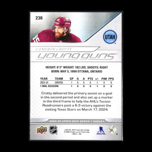 2024-25 Upper Deck Series 1, 2 and Extended YOUNG GUNS ~ YOU PICK from the list! - Picture 66 of 143