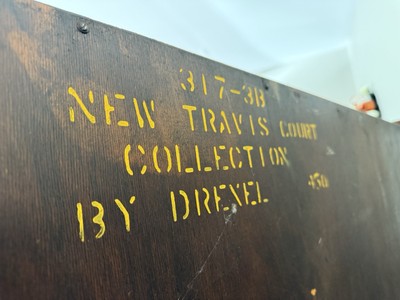 Drexel New Travis Court Signed Vintage Breakfront China Cabinet