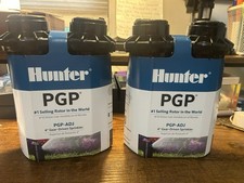 Hunter PGP-ADJ 4&rdquo; Gear Driven Sprinkler Head , Lot Sale Of 2 - 2 Packs (4 Heads)
