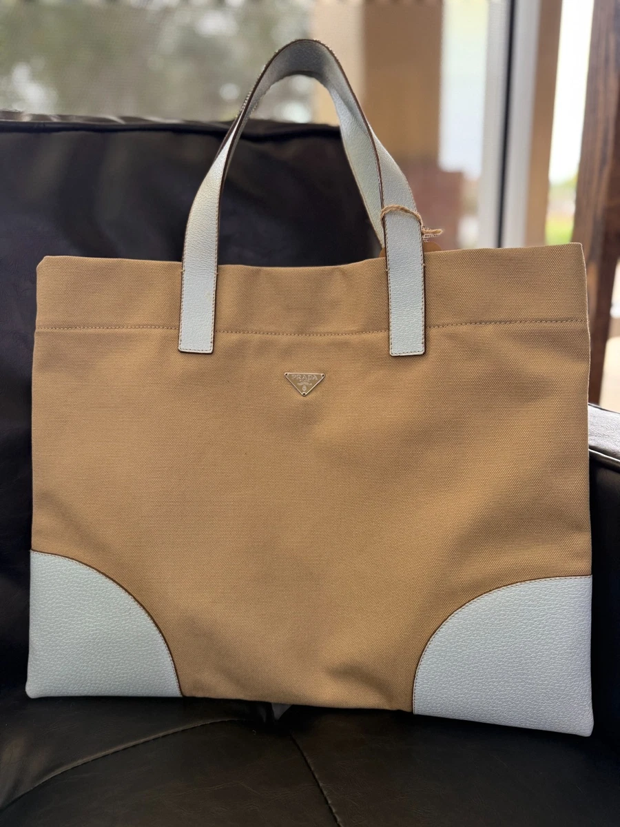PRADA Canapa Tote Brown Bags & Handbags for Women for sale | eBay