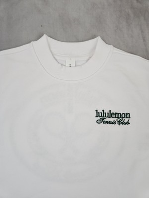 Lululemon Cotton French Terry Crewneck Tennis Club Pullover 