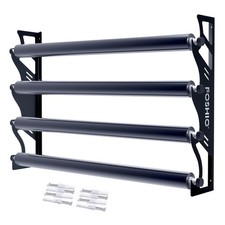 Metal Vinyl Storage Rack Heavy Duty Wall Mount Roll Holder Garage Workshop