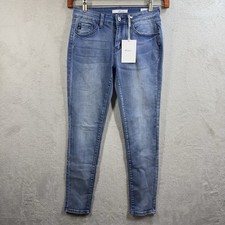 KanCan Mid Rise Skinny Stretch Tapered Jeans Women s 7/27 KC11214HRL NEW