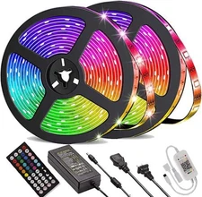 100ft LED Strip Lights Bluetooth RGB Color Change Remote For Rooms Bar Xmas 50ft