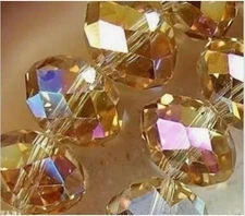 1 pc 4x3mm Glass Crystal Beads