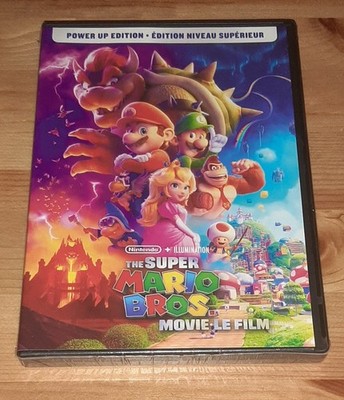 The Super Mario Bros. Movie: Power Up Edition (DVD, 2023, BRAND NEW) Bilingual