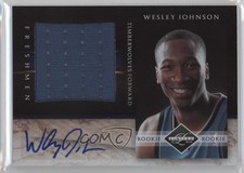 2010 Limited Freshman Jumbo Materials Signatures 77/99 Wesley Johnson Auto 0v0