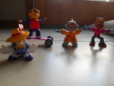 Lot RARE Rocket Power Nickelodeon Viacom + Tech Deck Dude Mini PVC Figure Toy