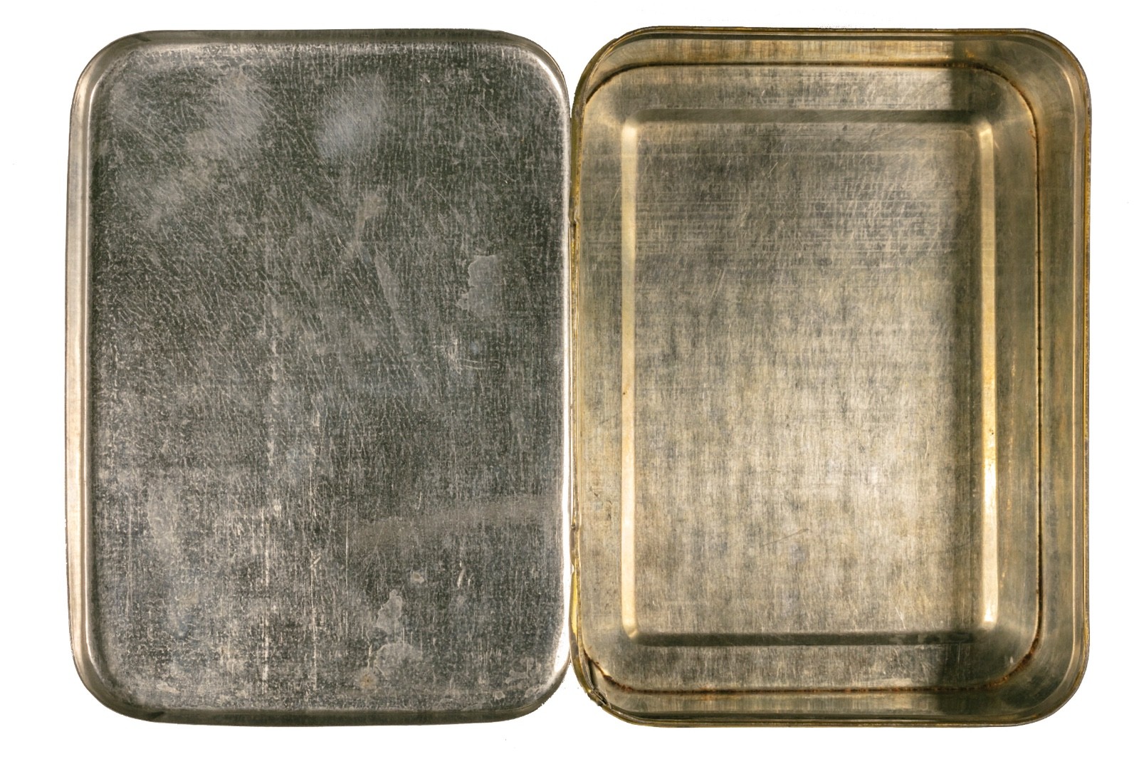 Rare 1930s Danish “Canoe Shag“ litho hinged tobacco tin in excellent condition