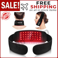 Red Light Therapy Belt for Neck, Near Infrared Light Therapy Belt Wearable Neck