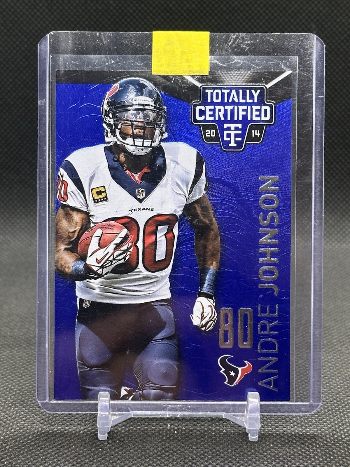 2014 Panini Totally Certified - Andre Johnson #37 Platinum Blue /50