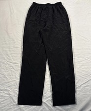 Vintage 90s I. Magnin Pants Black Women  s 10 Made In USA Imported Fabric
