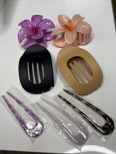 7 Pack Best Seller Pack Women Plastic Hair Claws Hair Clips Various Styles