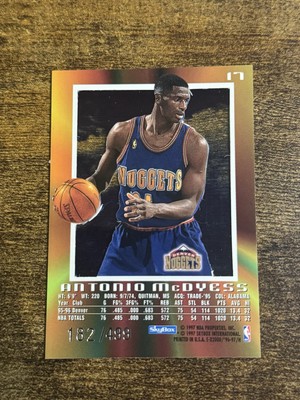 1996-97 Skybox EX 2000 ESSENTIAL CREDENTIALS /499 Antonio McDyess 