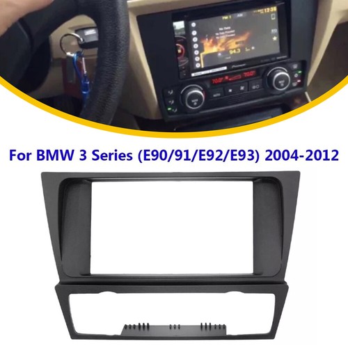 2DIN Radio Stereo Panel Dash Mount Frame Kit For 04-12 BMW 3 Series E93 E91 E92 - Picture 3 of 13