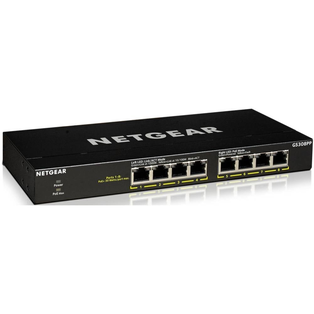 NETGEAR GS308PP switch reseau poe+ pour deployer des bornes wifi de bureau