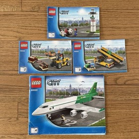 LEGO City Cargo Terminal 60022 100% COMPLETE W/Minifigs Instructions No Box