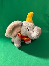 Disney Store Dumbo The Flying Elephant 7" Plush Stuffed Animal Circus Outfit