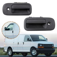 Exterior Door Handle Set, Front Driver Passenger Side Compatible with Chevy GM
