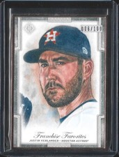 Justin Verlander - 2019 Transcendent - Bronze Framed Franchise Favorites #d/100