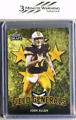 2018 Leaf Draft #FG-03 Josh Allen Field Generals Gold