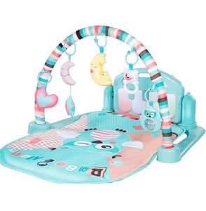 TEMI Coup de pied de bébé & Jouer au piano Gym & Mat d'activité, musique, lumières, Colorful