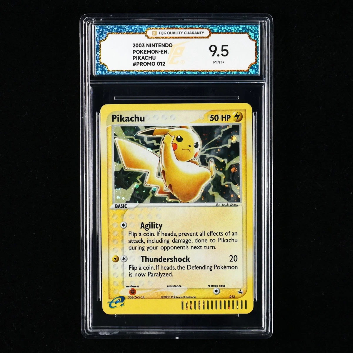 Pokémon Pikachu Grade 9.5 Pokémon TCG Individual Collectible Card