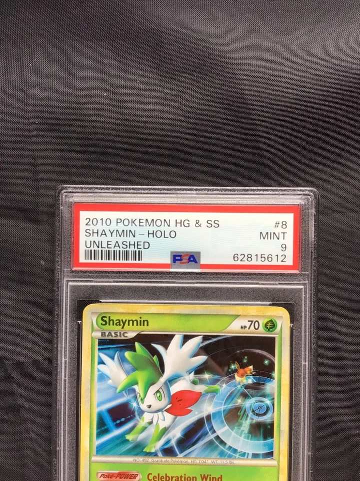 Pokemon Cards: Unleashed Rare Holo: Shaymin 8/95 PSA 9 - Image 3 of 4