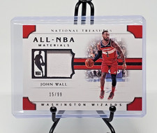 John Wall 2018-19 Panini National Treasures #NBA-JWL All-NBA Materials #/99